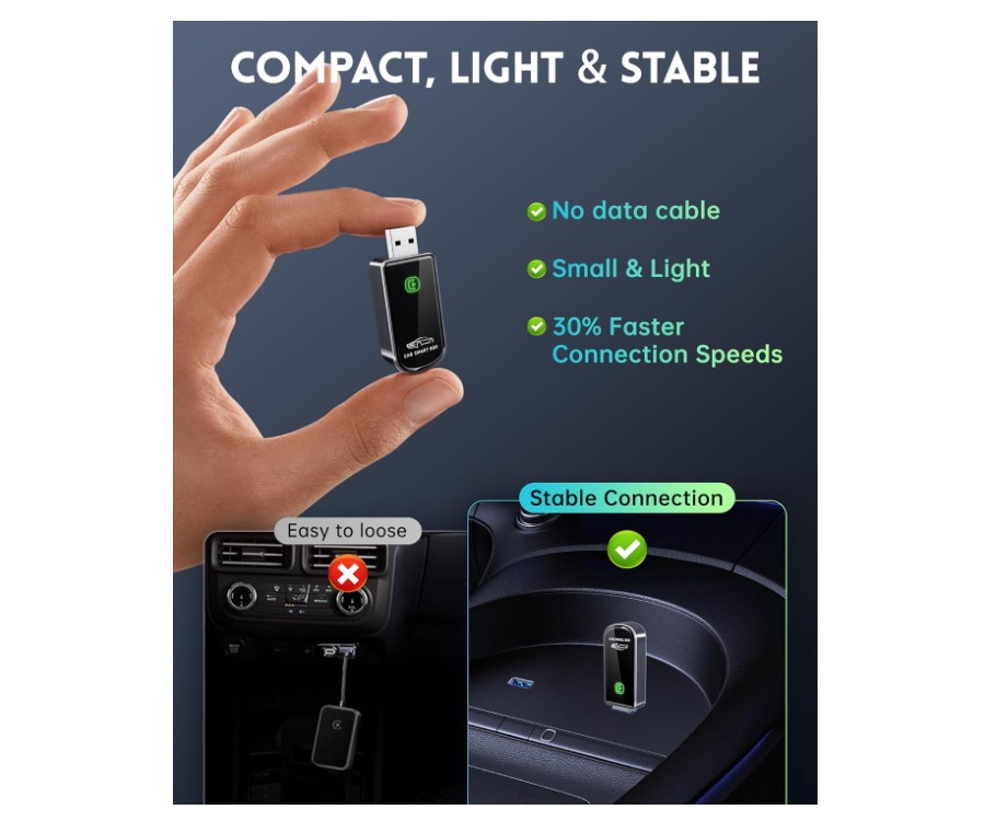 Amzfeel Wireless CarPlay Adapter adapter
