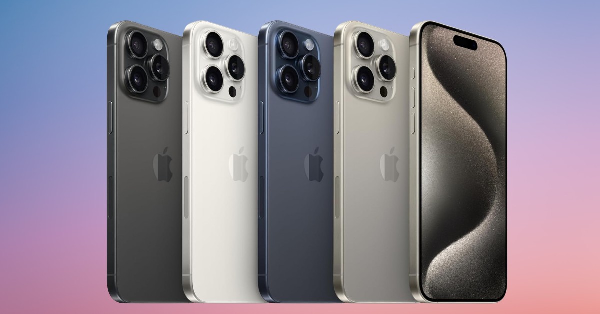 Apple iPhone 15 Pro Max phones for video recording