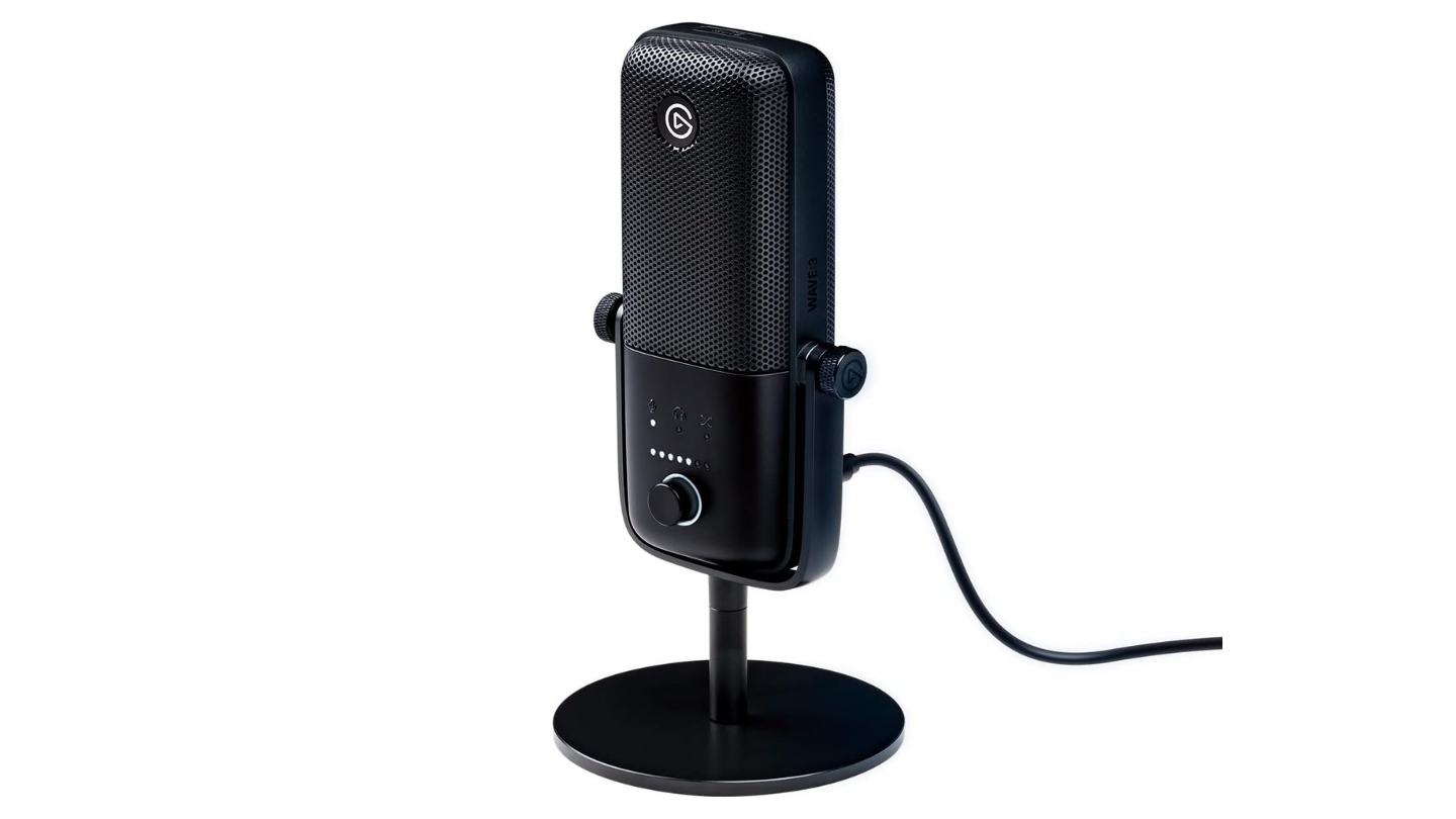 Microphone USB Elgato Wave:3 pour le podcasting