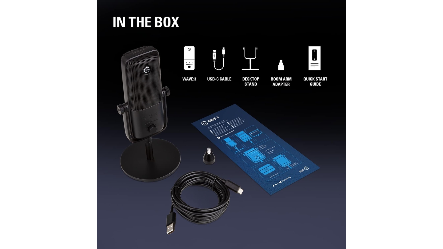 Micro USB Elgato Wave:3 pour podcast