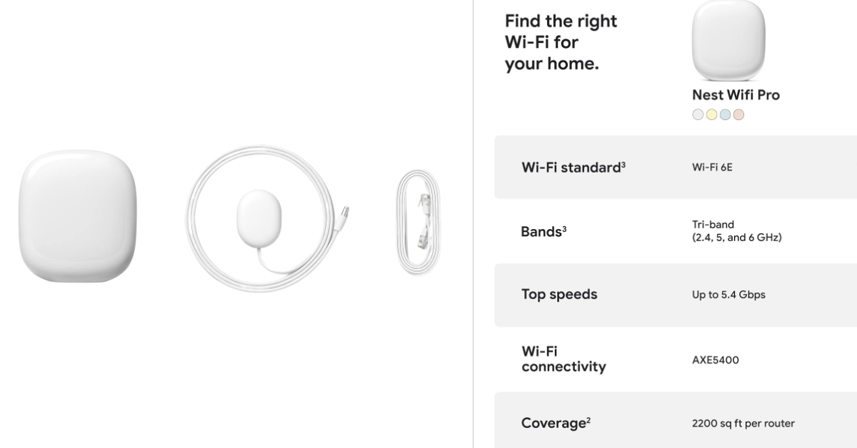 Google Nest WiFi Pro Mesh Router mesh wifi for starlink review