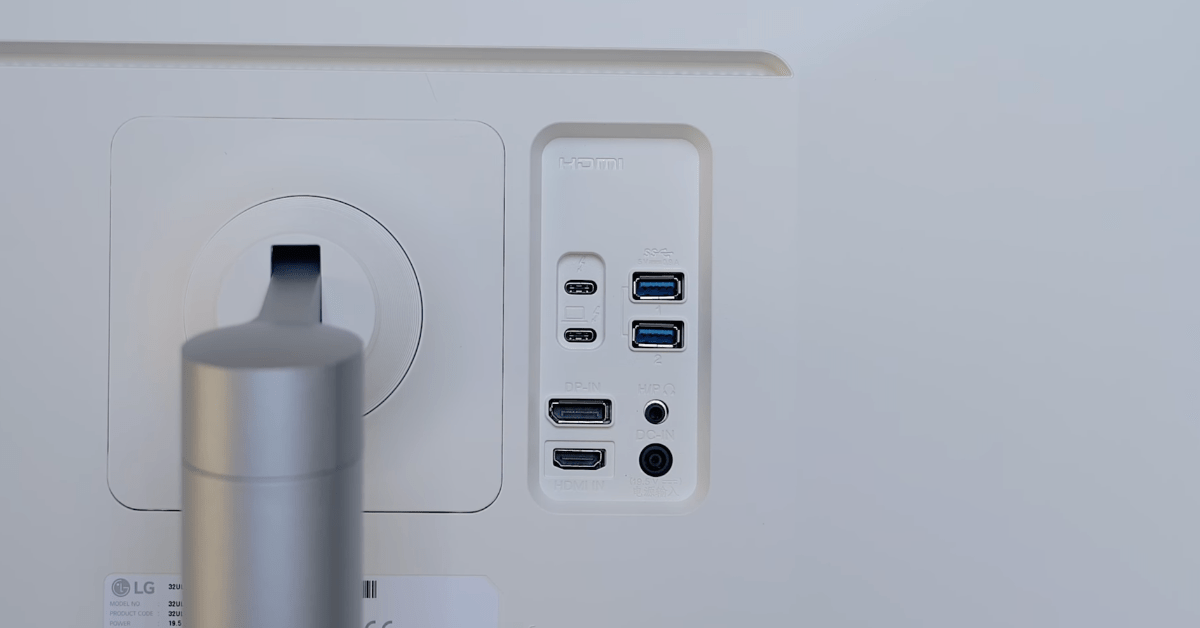 LG 32UL950-W ecran 4k thunderbolt