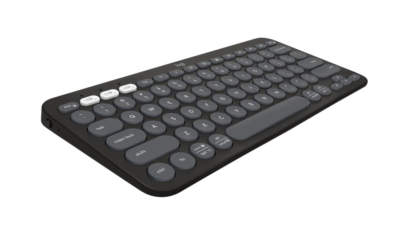 Logitech Pebble Keys 2 K380s space saving wireless keyboard