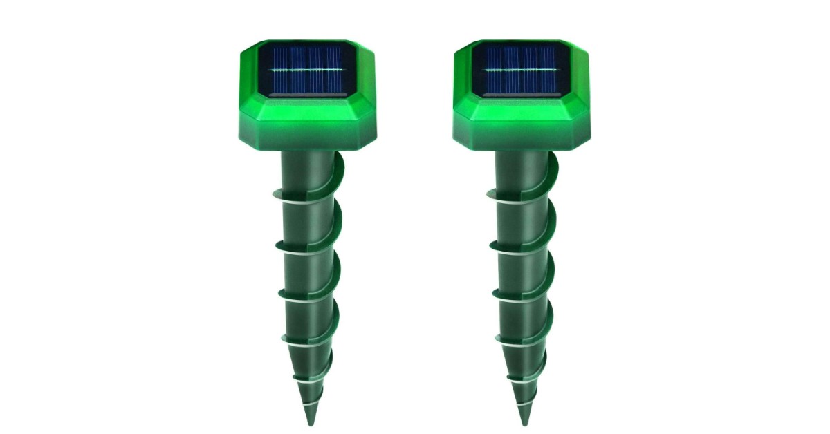 Muyfguo 2 système de répulsion électronique pour taupes
