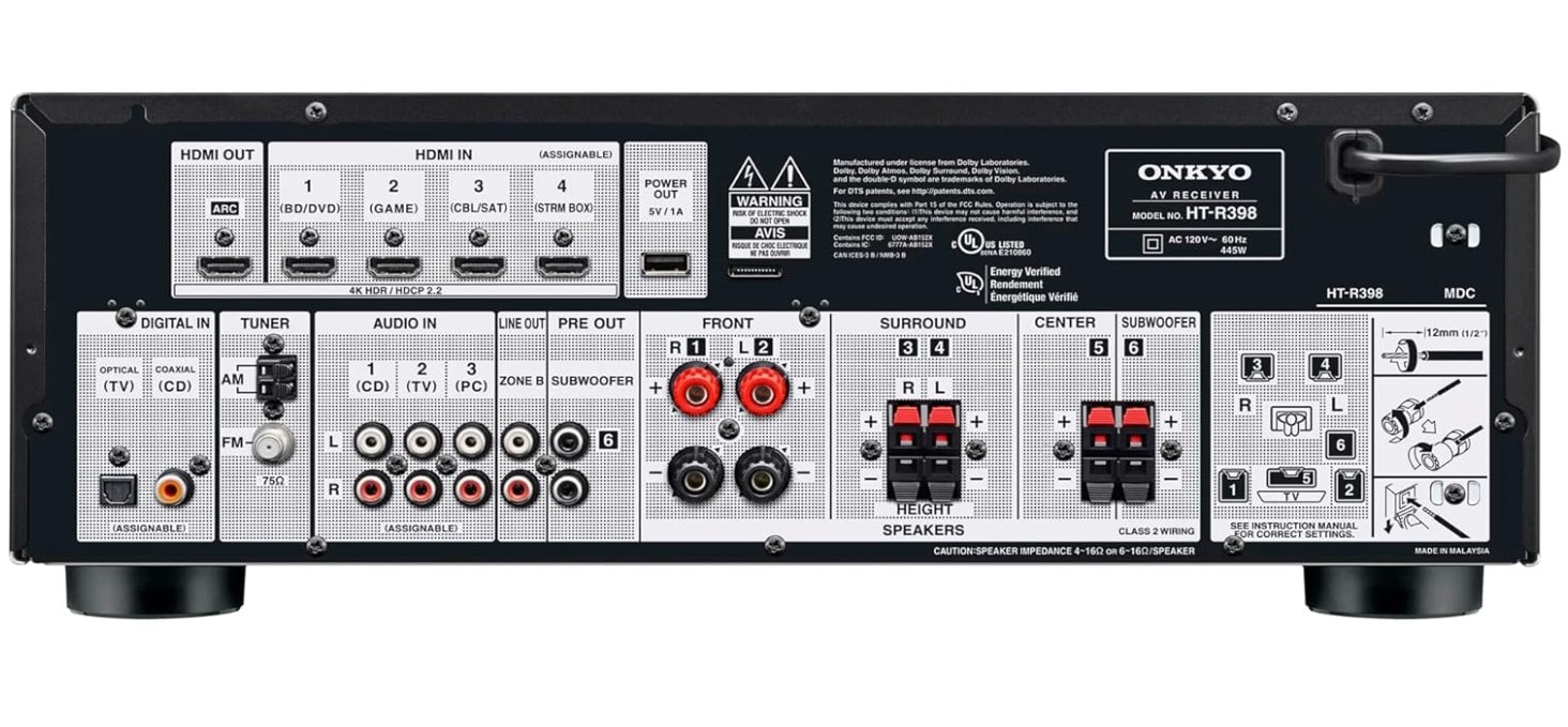 Onkyo HT-S3910 home theater system