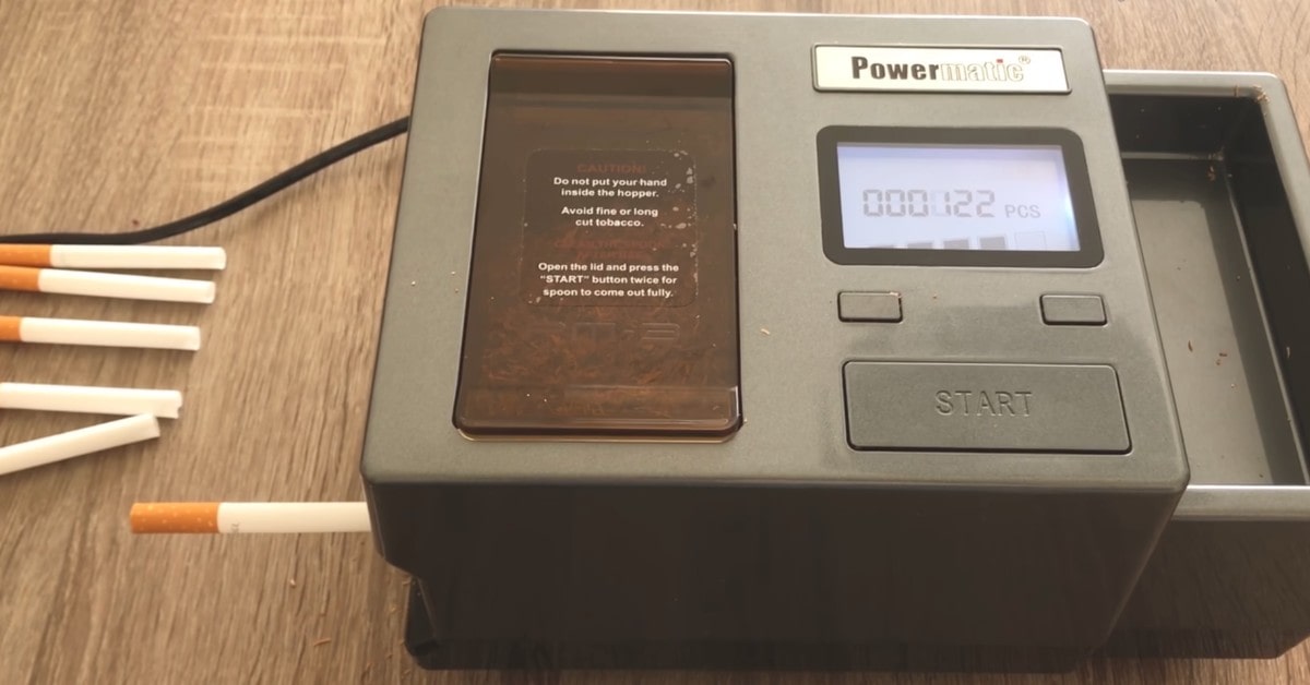 Powermatic III+ Easy-to-use electric cigarette roller