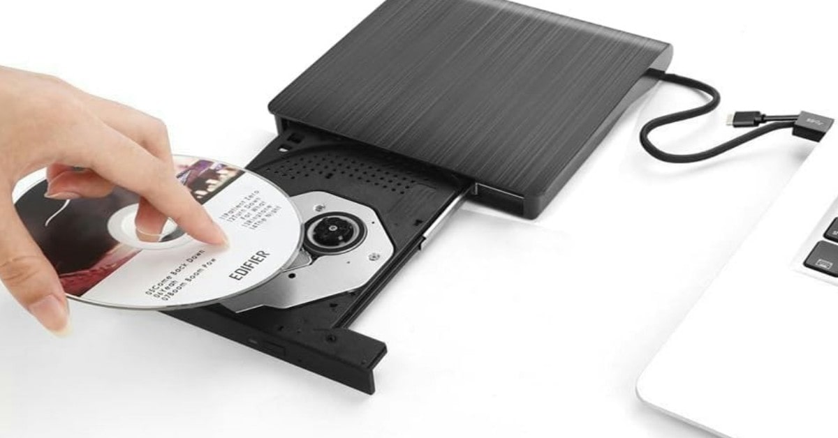 ROOFULL External CD DVD Drive