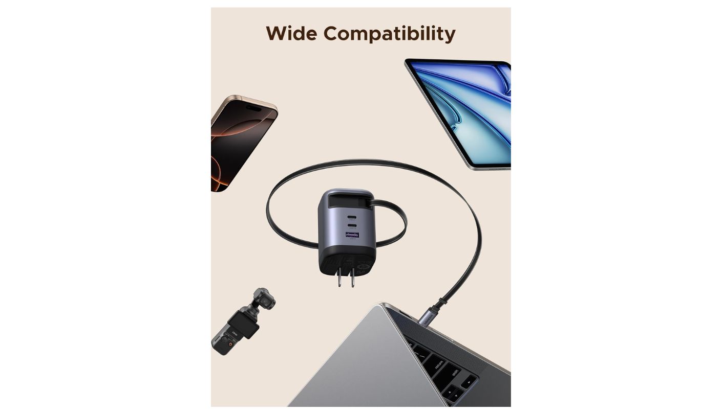 UGREEN Nexode X606 100W GaN charger phones laptops