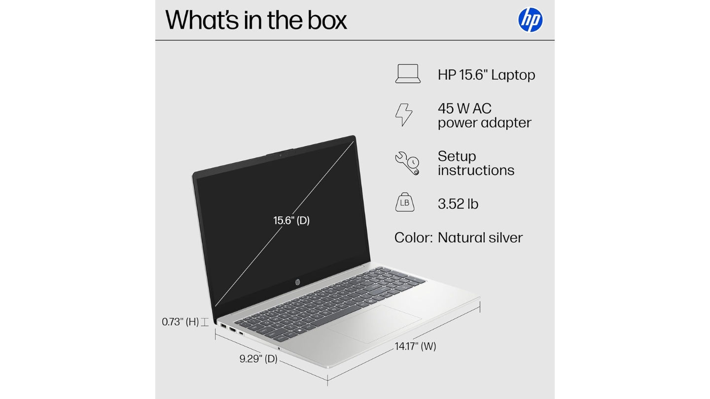 HP 15 Ryzen 7 (15-fc0502nr) cheap laptop for school 2026