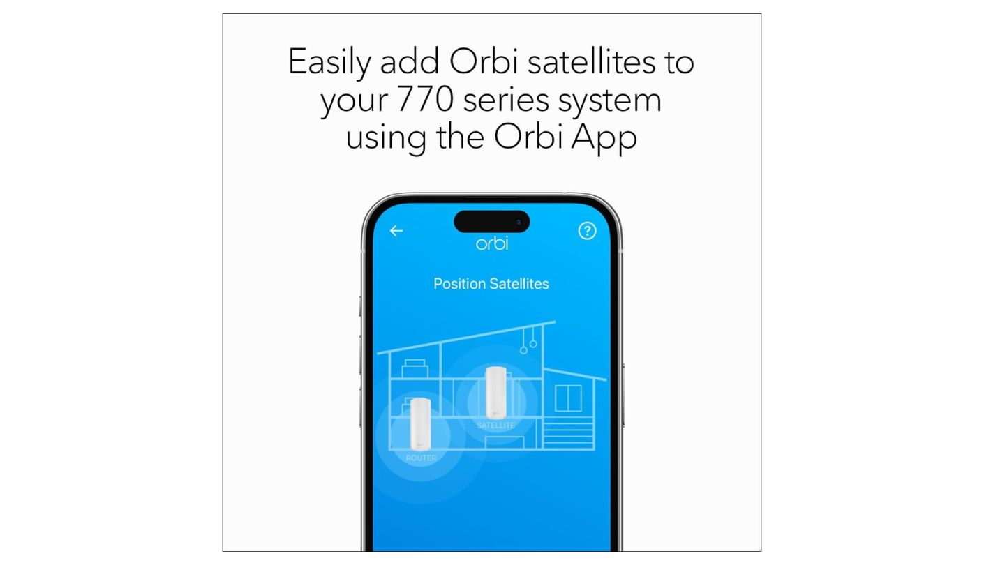 NETGEAR Orbi 770 mesh router for multi-story house