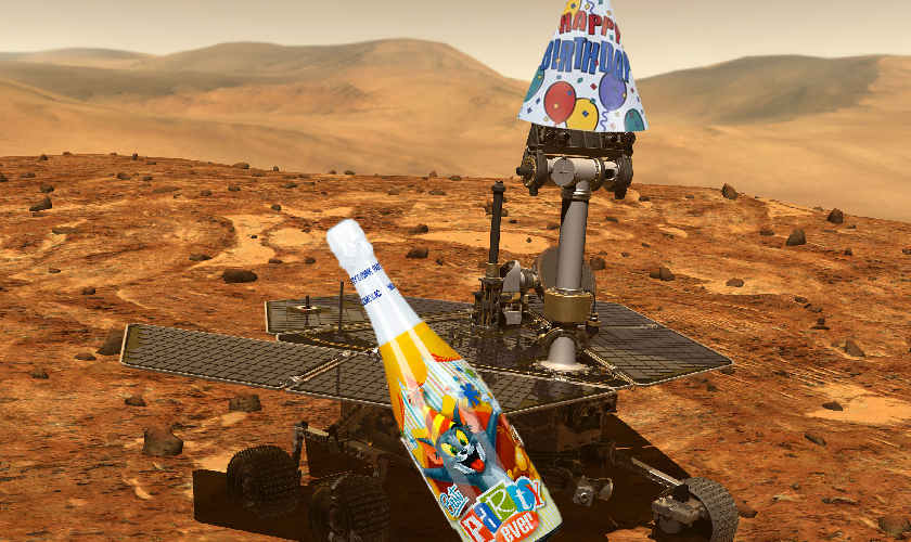 Mars rover Opportunity celebrates 5 thousand days on the red planet