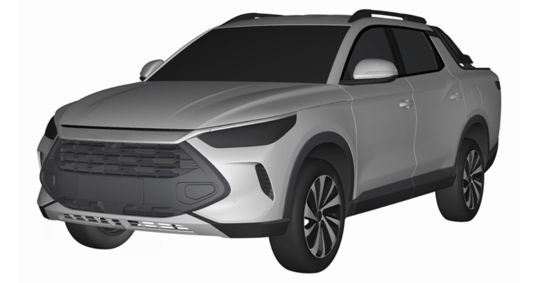 Новий пікап BYD: перше патентне зображення