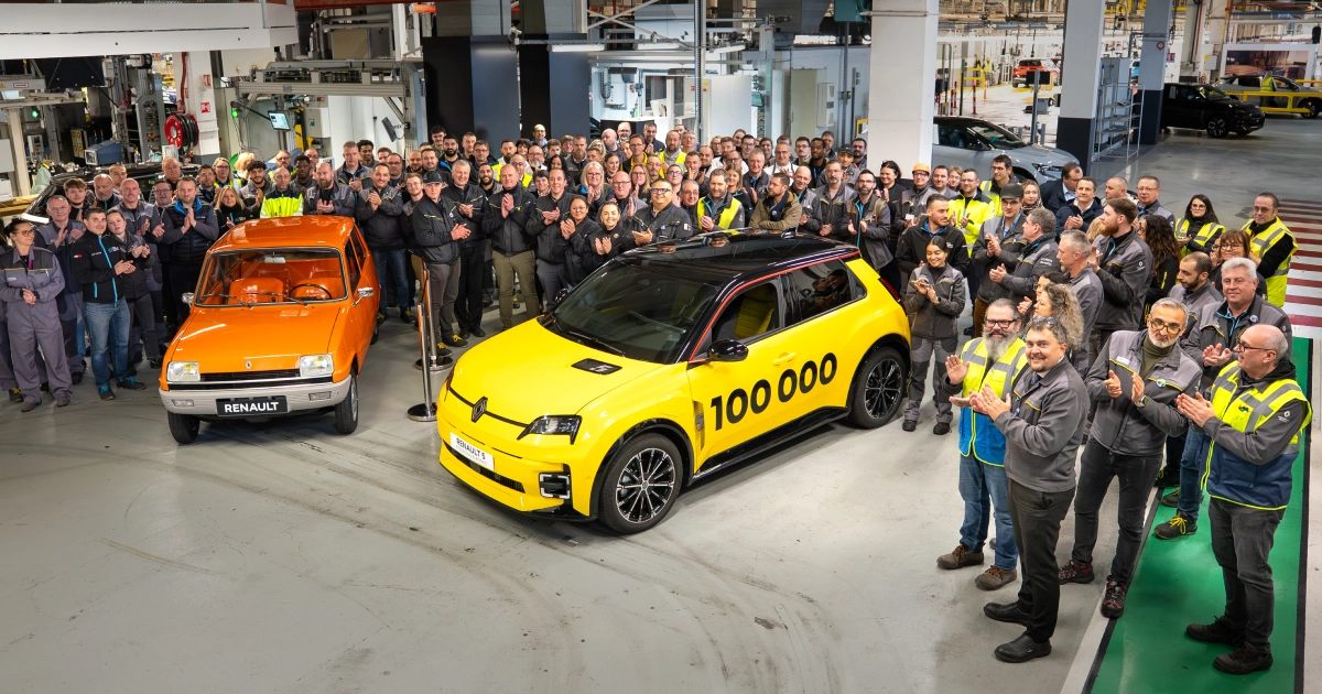 Ювілейний Renault R5: Компанія відзначає випуск 100-тисячного електромобіля
