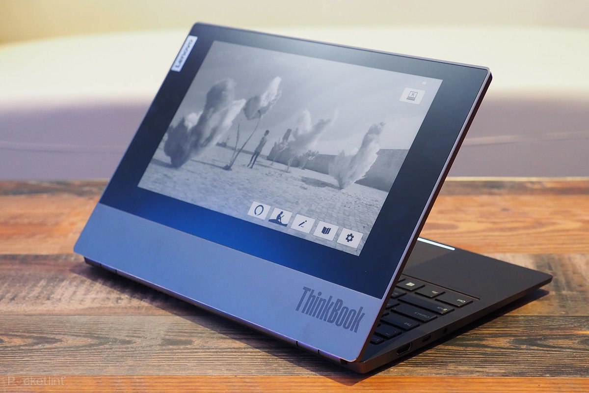 CES 2020: Lenovo презентувала ноутбук ThinkBook Plus із додатковим екраном E-Ink, як у Kindle, на кришці