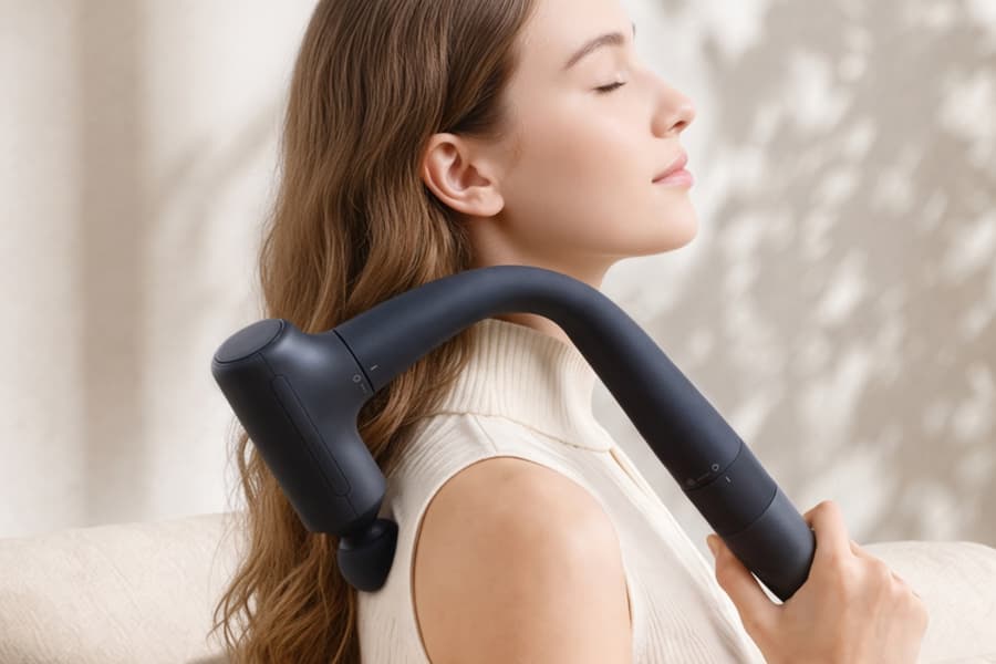 Масажер Xiaomi Mi Long-Handle Fascia Gun 3 у розібраному вигляді