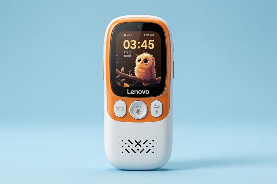 Lenovo AI Student Phone в розовом цвете