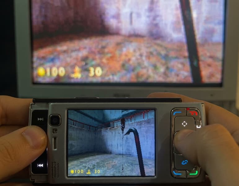 Half-Life на екрані Nokia N95