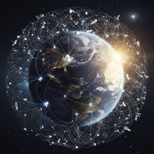 Супутники Starlink на орбіті