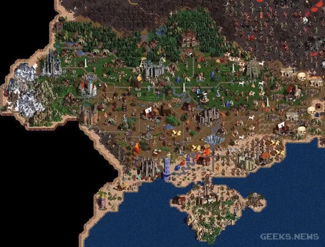 У грі Heroes of Might and Magic III з'явилась карта України