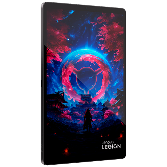La tablette Lenovo Legion Tab Gen 5 de face, avec son écran 8,8 pouces 3K à 165 Hz.
