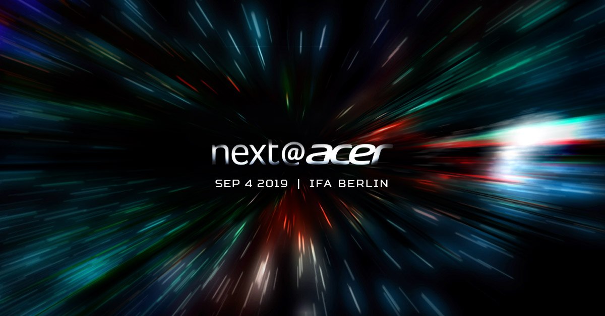 Дивимося презентацію Acer на IFA 2019 наживо
