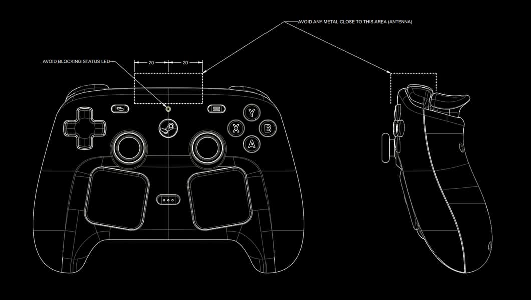 Steam Controller CAD files