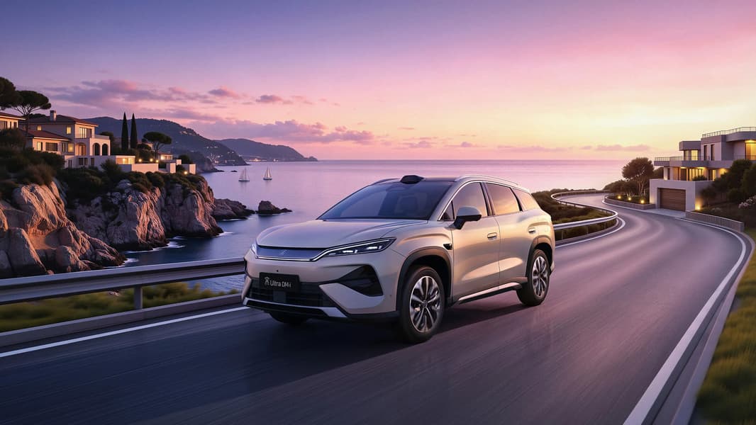 Автомобиль BYD с системой Urban NOA