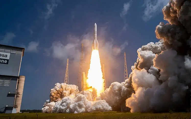 Запуск ракеты Ariane 64