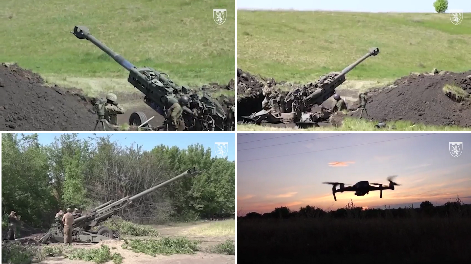 L'AFU montre un DJI Mavic 3 et un obusier M777 détruisant les troupes russes