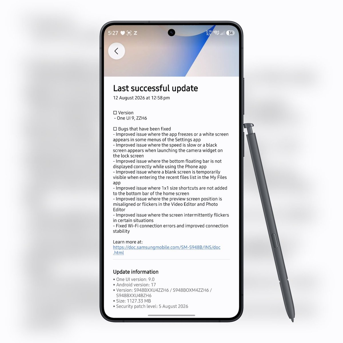 Интерфейс One UI 9 на смартфоне Samsung