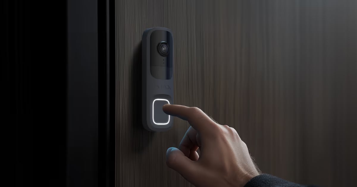 Інноваційний Ajax DoorBell: Революція в домашній безпеці