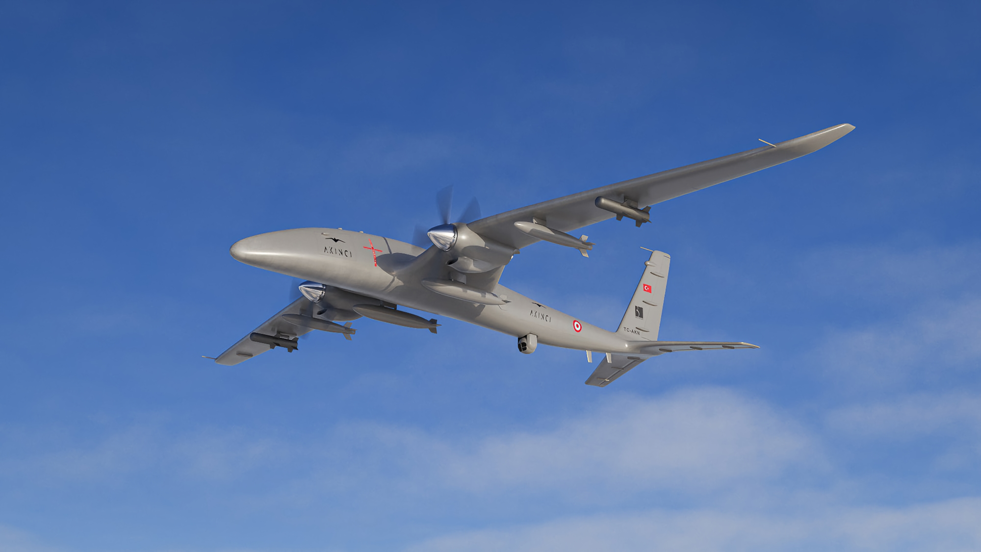 Turkish Air Force received three Bayraktar Akinci UAVs with Ukrainian engines