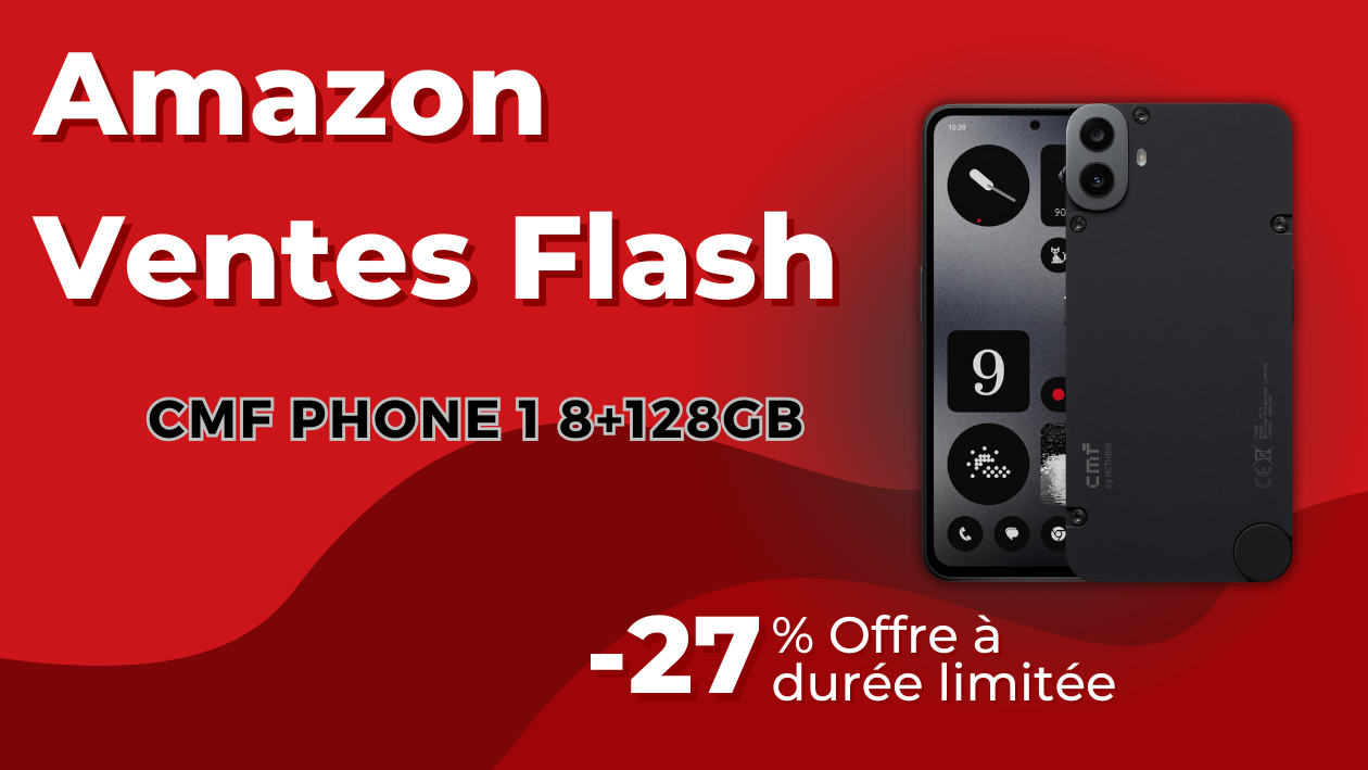 CMF Phone 1 8+128GB – Économisez 59€ Aujourd'hui!