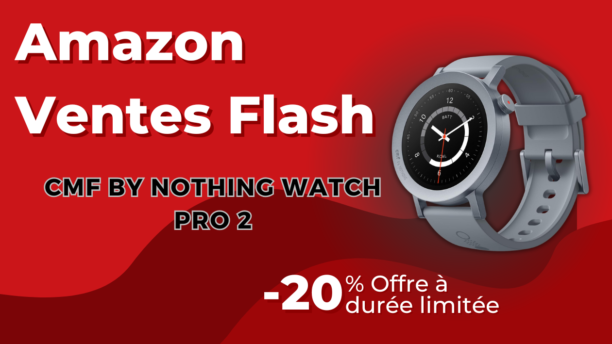 CMF by Nothing Watch Pro 2 - Économisez 14€ Aujourd'hui!