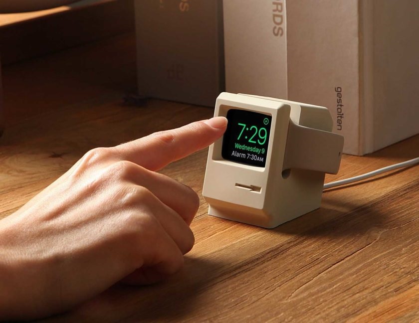 Elago W3: зарядное устройство для Apple Watch в виде ретро-компьютера Macintosh