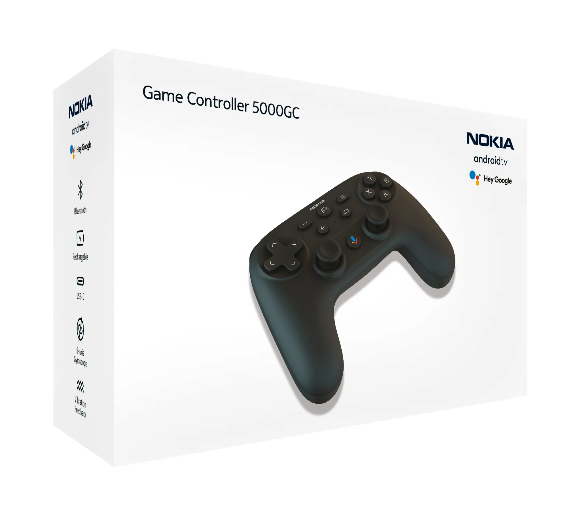 StreamView готує до виходу Nokia Game Controller 5000GC із кнопкою для запуску Google Assistant, портом USB-C та автономністю до 14 годин