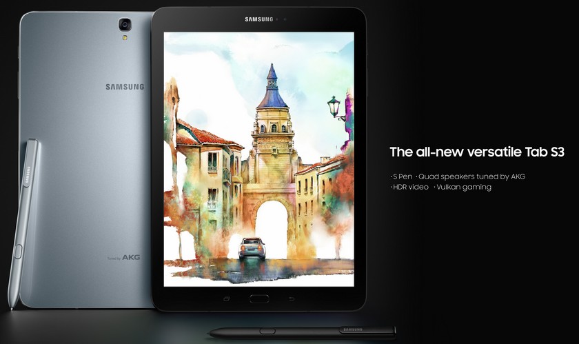 MWC 2017: планшет Samsung Galaxy Tab S3 как конкурент iPad Pro