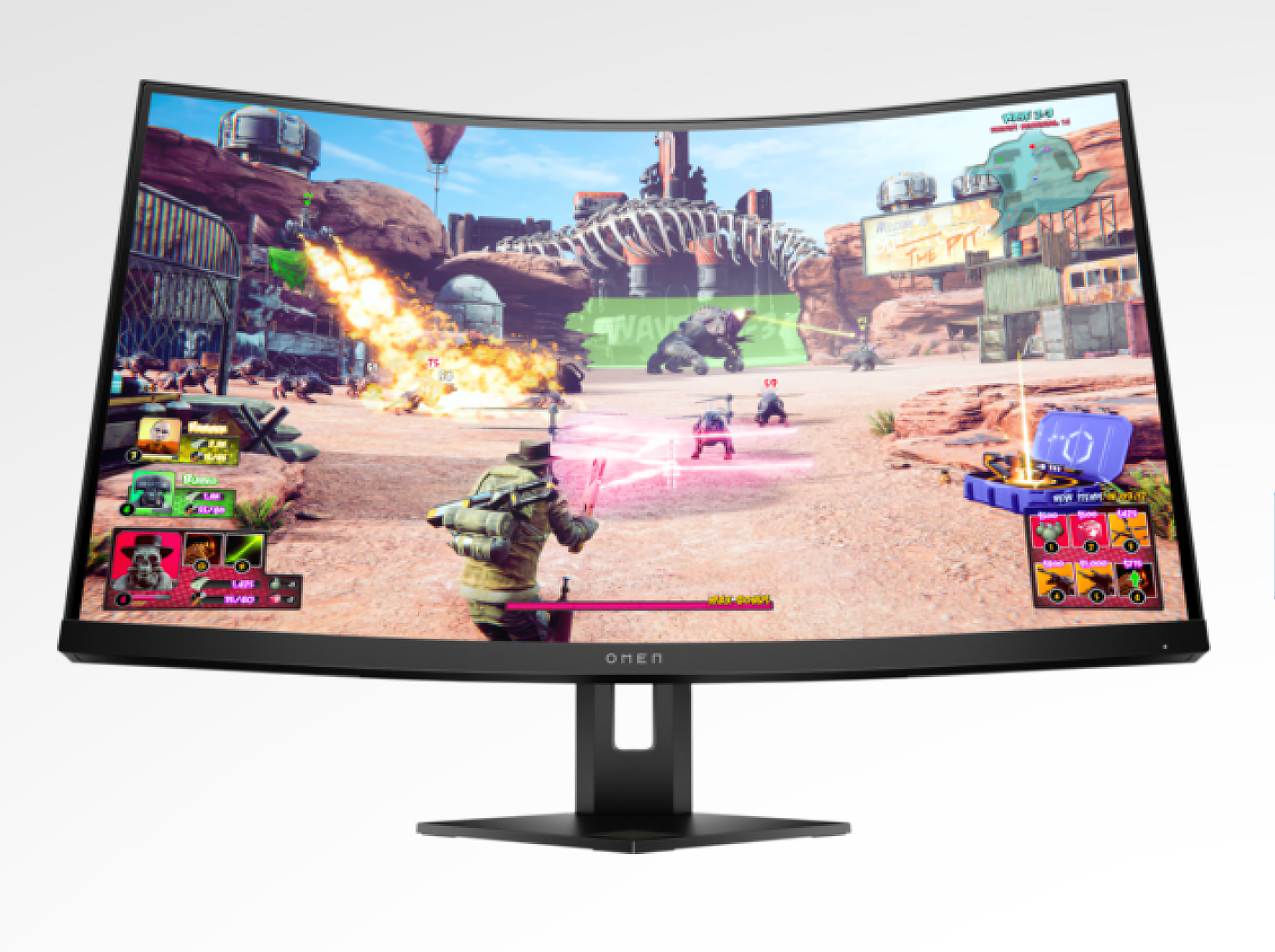 HP презентувала новий ігровий монітор із вигнутим 27-дюймовим 2K-екраном