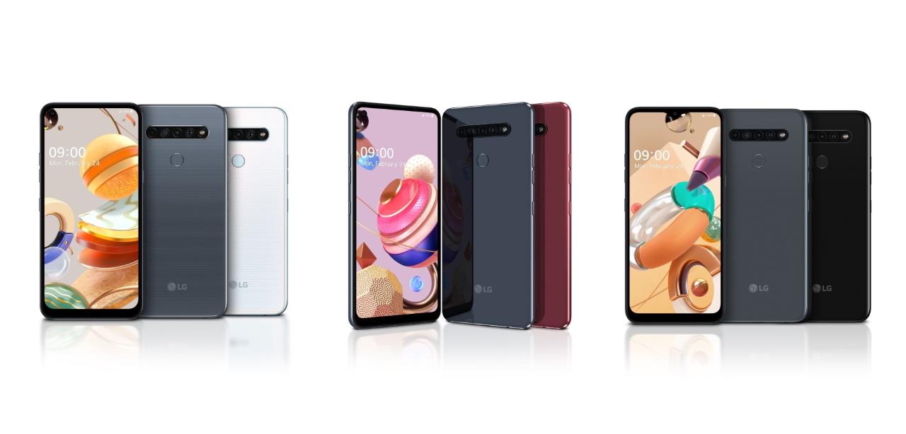LG K61, LG K51S та LG K41S: нова бюджетна лінійка смартфонів з дисплеями FullVision, квадро-камерами та захистом MIL-STD-810G