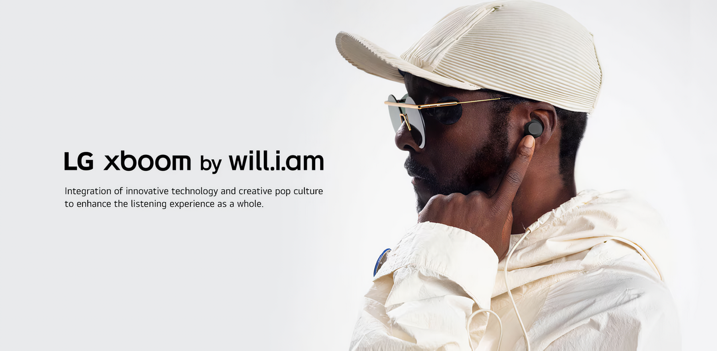 LG et will.i.am présentent un nouveau produit : les écouteurs xBOOM Buds !