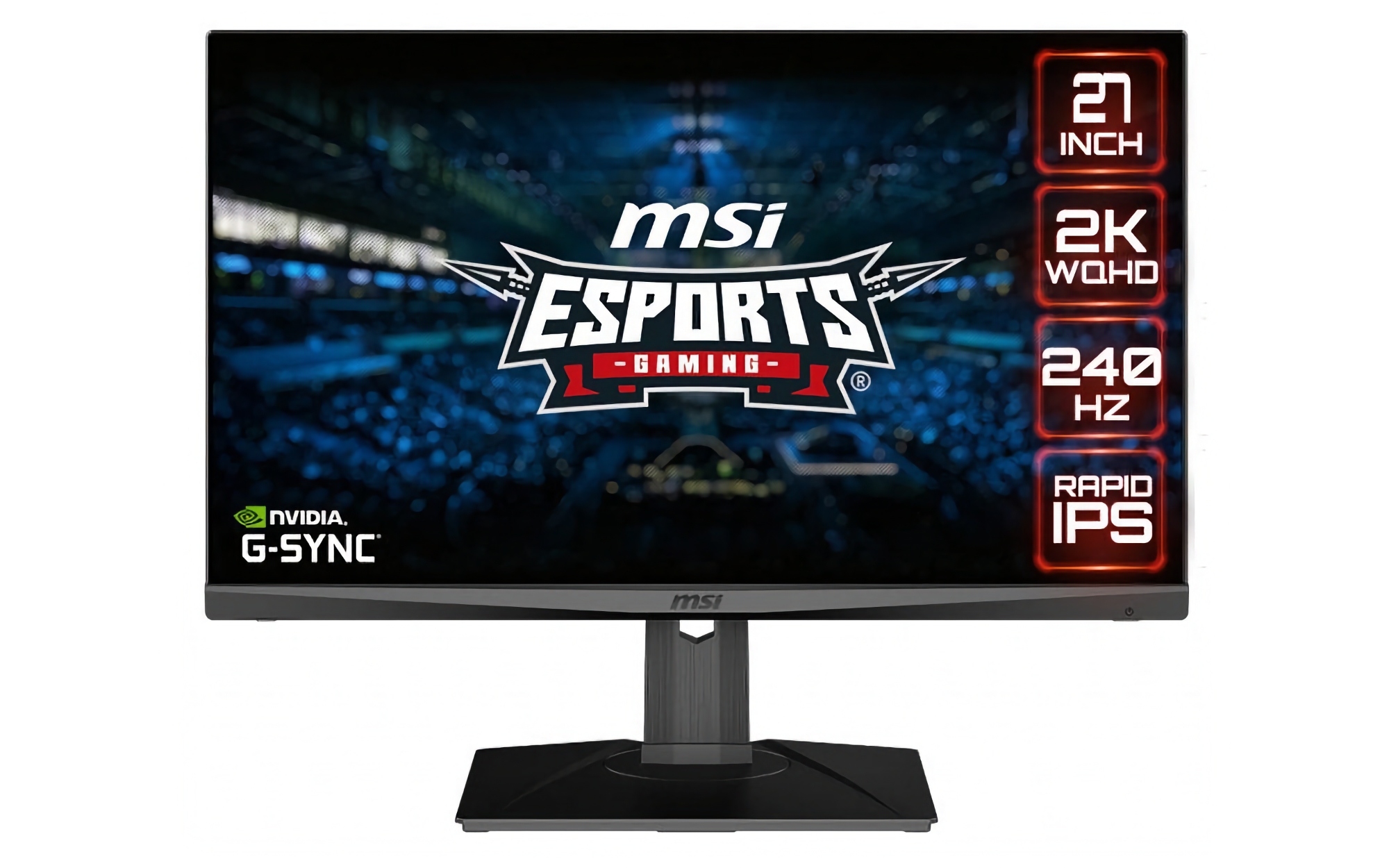 MSI Optix G274QPX: ігровий монітор із 2K IPS-екраном на 270 Гц та підтримкою Nvidia G-Sync за $380