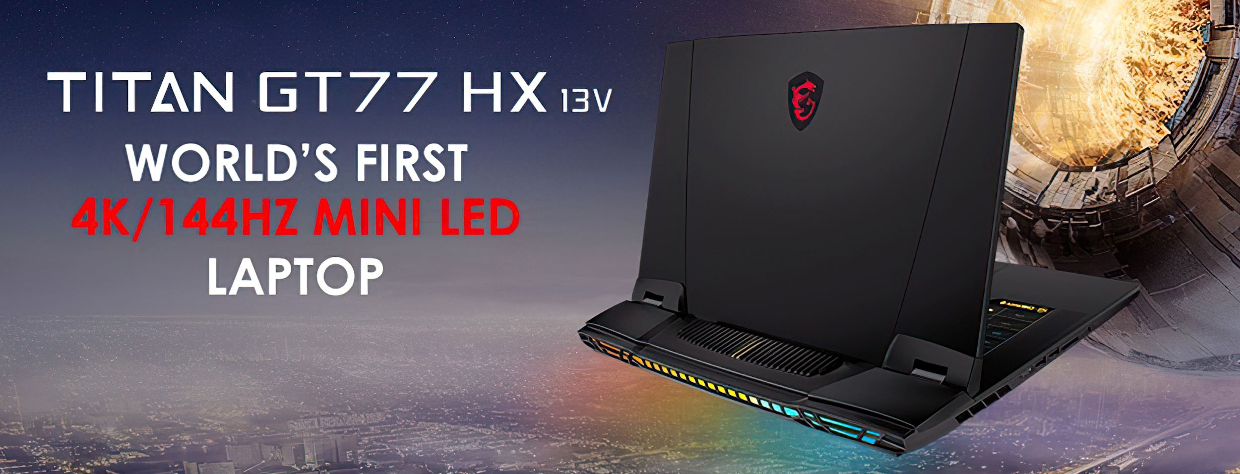 MSI анонсувала перший у світі ігровий ноутбук із дисплеєм Mini LED 4K з частотою кадрів 144 Гц