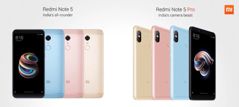 Xiaomi Redmi Note 5 и Note 5 Pro представили официально