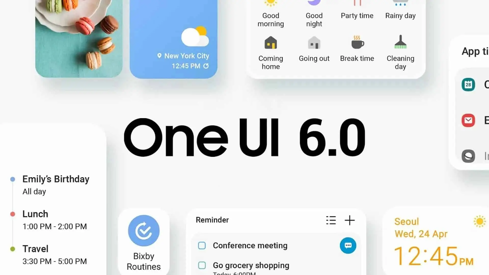 18 smartphones Samsung ont reçu le firmware stable One UI 6.0 avec le système d'exploitation Android 14.
