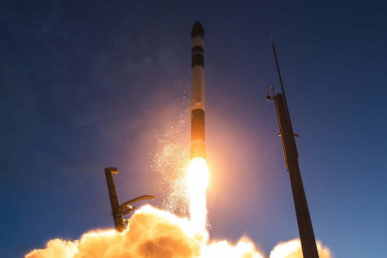 Запуск ракети Electron з майданчика в Новій Зеландії