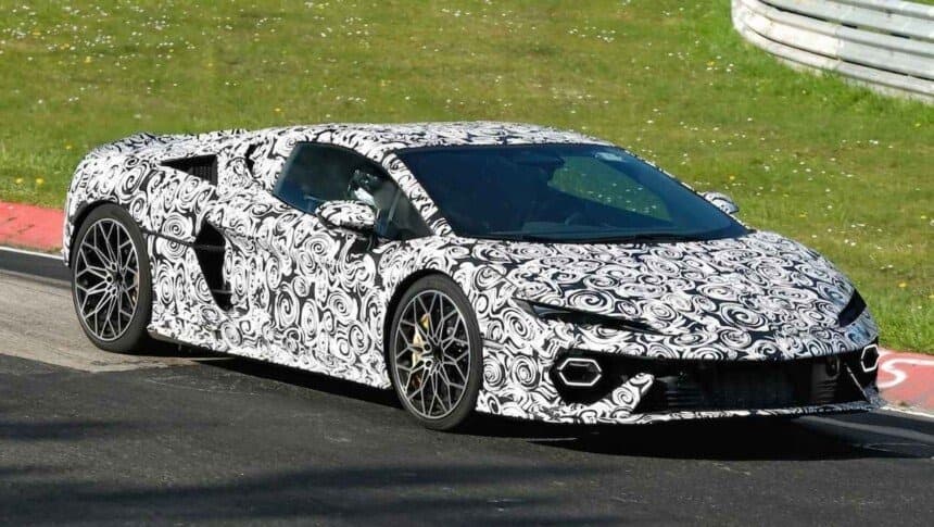 Lamborghini Temerario Spyder на тестах