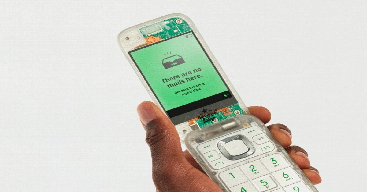Beer and technology: Heineken presents its own phone