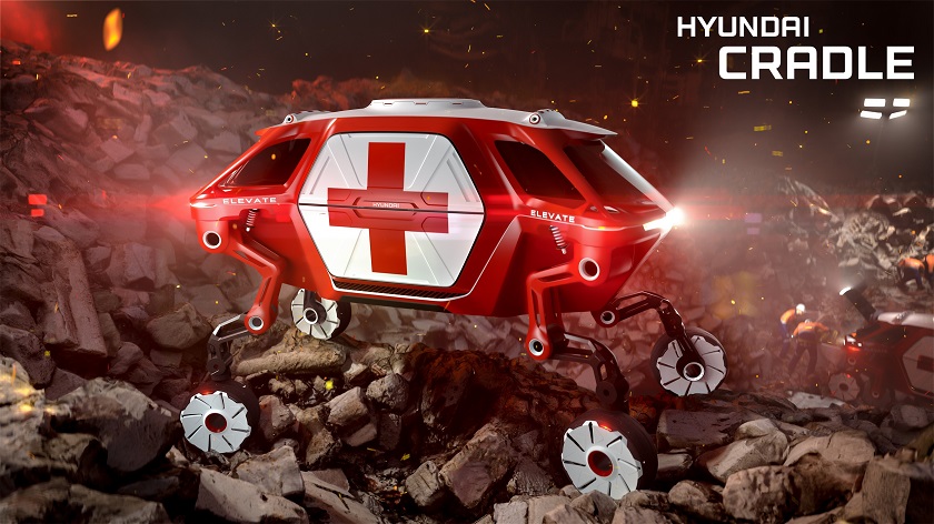 CES 2019: Hyundai представила шагающий электромобиль Elevate