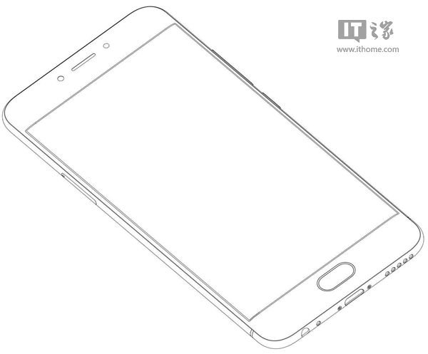 Meizu патентует дизайн стеклянного флагмана