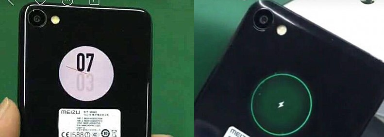 Живые фото Meizu X2 с круглым экраном на задней панели